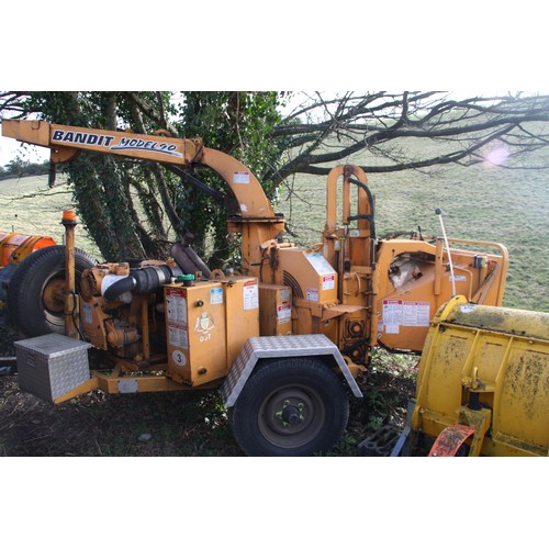 69 - Bandit Model 90 wood chipper
Circa 2009
Approx 3110 hours
Engine broken. There is a disconnect betwe... 