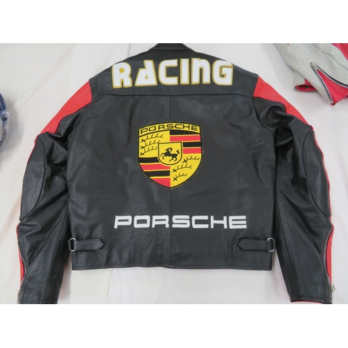 48 - Porsche leather jacket size XL