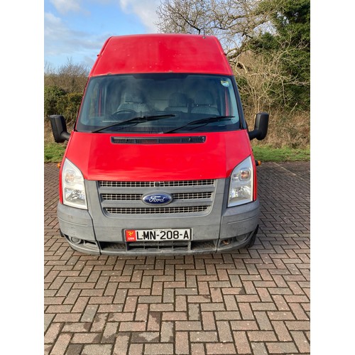 25 - LMN208A
Red Ford Transit 350E HR 2198cc
First Registered 11.12.2012
Approx 175,000 miles
Manual Dies... 