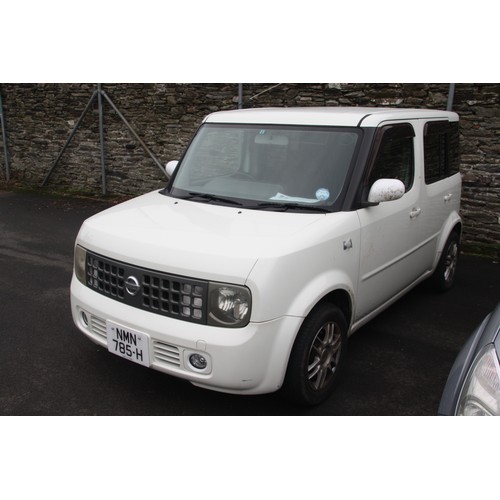 92 - NMN785H
White Nissan Cube 1380cc
First Registered 16.10.2004
Approx 144,400 KM
Auto Petrol
Scratch R... 