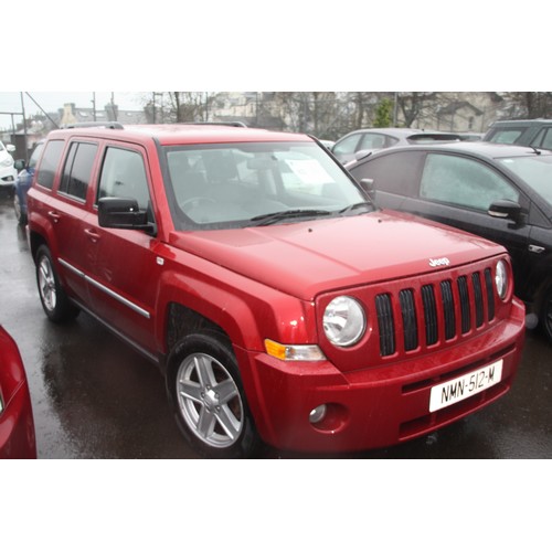 82 - NMN512M
Jeep Patriot Limited CRD 1968cc
First Registered 31.12.2009
Approx 85,000 miles
Manual Diese... 