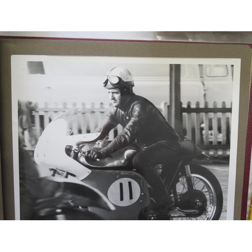 48 - Album of motorcycle photographs