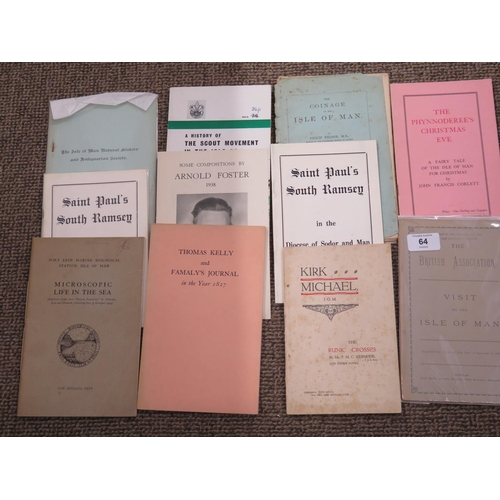 64 - Collection of Manx booklets