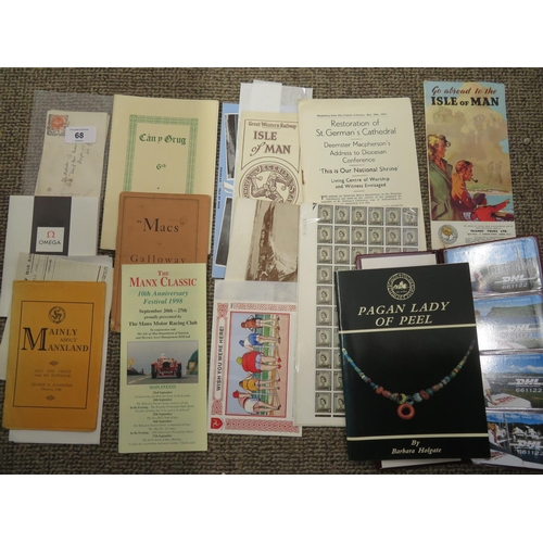 68 - Collection of Manx booklets