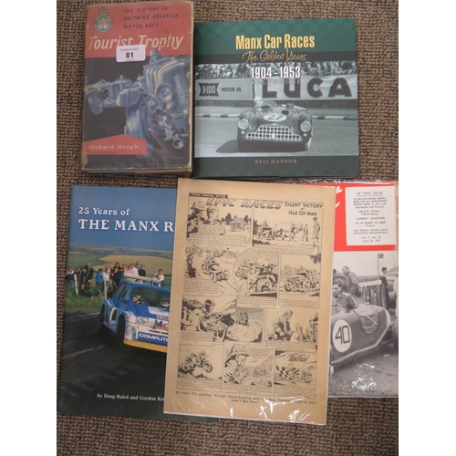 81 - Five books and booklets on Car Racing