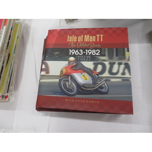 192 - Isle of Man TT by Mick Duckworth, three volumes