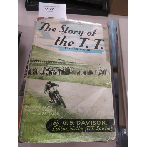 257 - Eight booklets on the Isle of Man TT