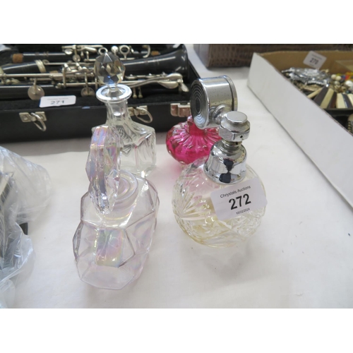 272 - Four scent bottles