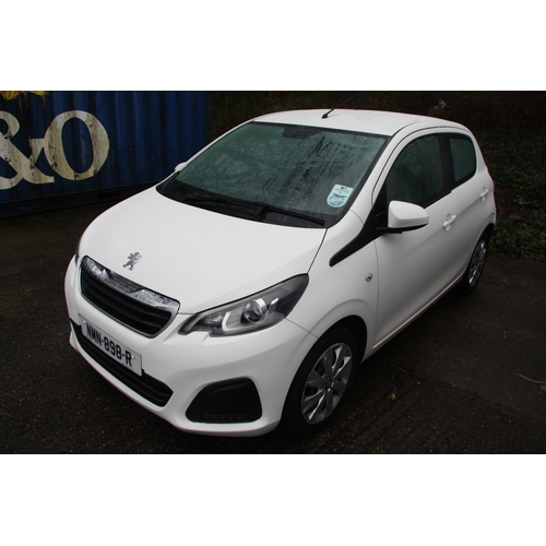 10 - NMN898R
White Peugeot 108 Active 998cc
First Registered 29.03.2016
Approx 29,611 miles
Manual Petrol