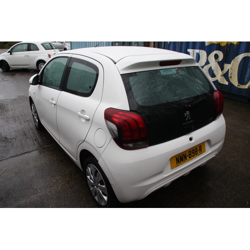 10 - NMN898R
White Peugeot 108 Active 998cc
First Registered 29.03.2016
Approx 29,611 miles
Manual Petrol