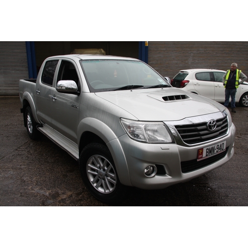 20 - BMN940
Silver Toyota Hilux Icon D-4D 4x4 2494cc
First Registered 29.10.2014
Approx 63,166 miles
Manu... 