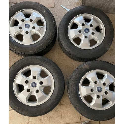 71 - Ford Alloy wheels 
one marked