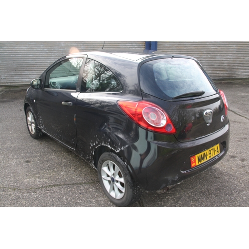 54 - MMN971A
Black Ford KA Studio + 1242cc
First Registered 30.04.2014
Approx 24,295 miles
Manual Petrol
... 