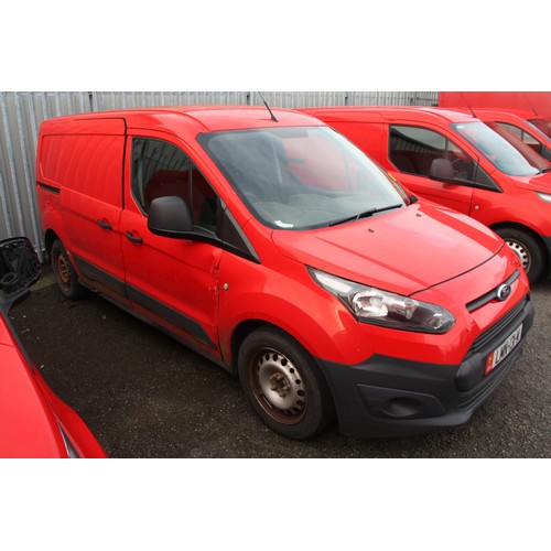 35 - LMN131M
Red Ford Connect LWB 1560cc
First Registered 14.02.2014
Approx 74,226 miles
Manual Diesel
NO... 