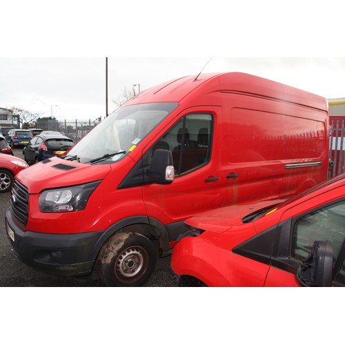 45 - MMN612M
Red Ford Transit LWB 1995cc
First Registered 03.10.2016
MILES UNKNOWN 
Manual Diesel
PARTS O... 