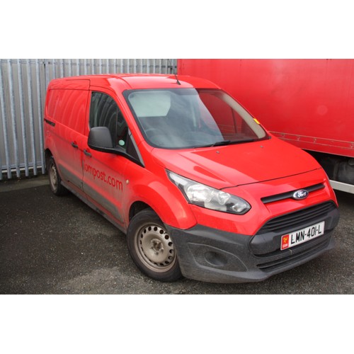 46 - LMN401L
Red Ford Connect 1560cc Van
First Registered 20.01.2014
Approx 67,890 miles
Manual Diesel
VA... 