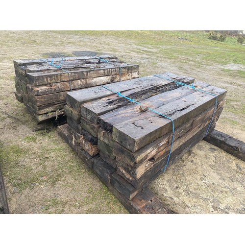 90 - 44 creosote treated Railway sleepers
Length 1.8m width 22.5cm Depth 11.5cm
All sleepers are in vario... 