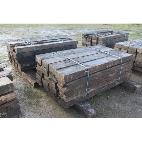 91 - 44 creosote treated Railway sleepers
Length 1.8m width 22.5cm Depth 11.5cm
All sleepers are in vario... 