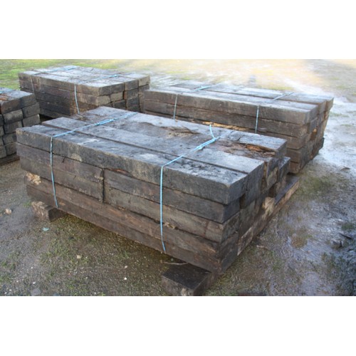 91 - 44 creosote treated Railway sleepers
Length 1.8m width 22.5cm Depth 11.5cm
All sleepers are in vario... 