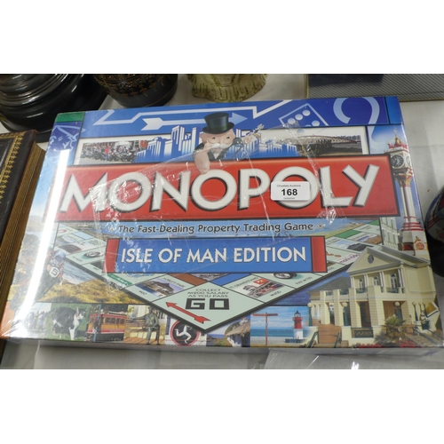 168 - Monopoly, Isle of Man edition, brand new