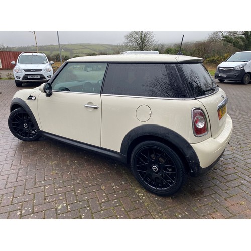 12 - JMN199X
White Mini One 1598cc
First Registered 24.09.2010
Approx 56,000 miles
Manual Petrol
8 servic... 