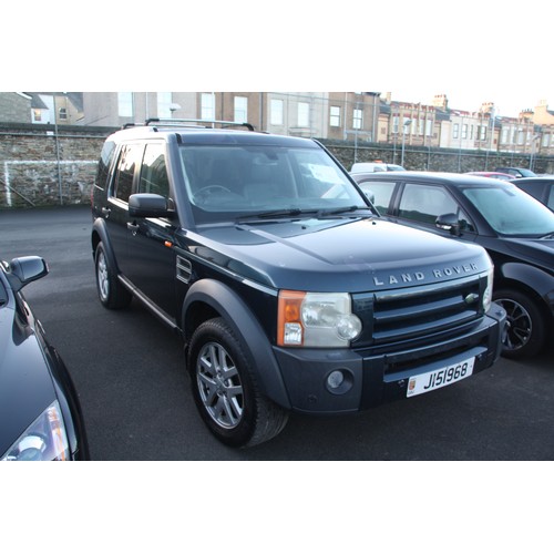 59 - Jersey Registered
J151968
Land Rover Discovery 3 2.7TD
First Registered 31.07.2007
Approx 85,000 mil... 