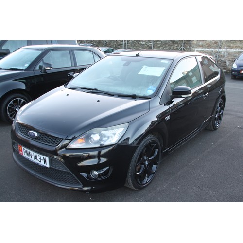 57 - PMN143W
Black Ford Focus ST-3 2521cc
First Registered 05.10.2010
Approx 85,249 miles
Manual Petrol