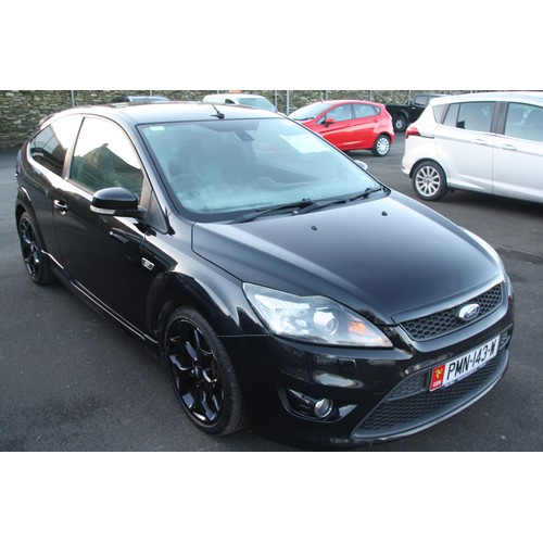 57 - PMN143W
Black Ford Focus ST-3 2521cc
First Registered 05.10.2010
Approx 85,249 miles
Manual Petrol