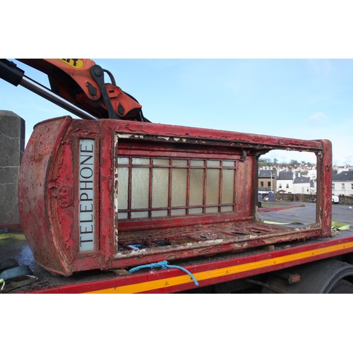 111 - Iconic K6 Circa 1930s British red Cast Iron Telephone Box
In need of restoration