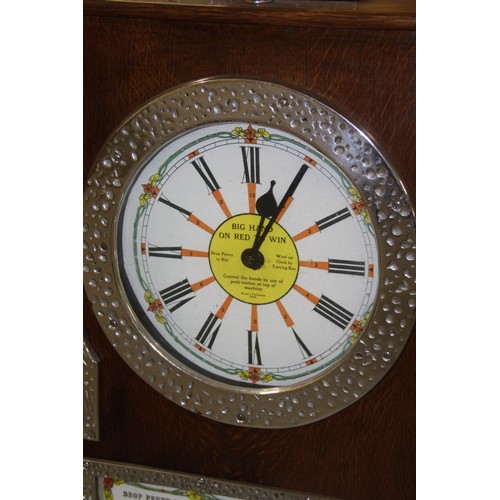 109 - Bryans 12win clock with jackpot - early verision circa 1960s
in working order