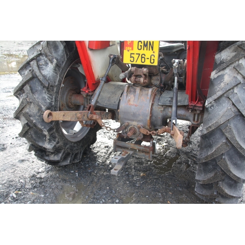 30 - GMN576G
Massey Ferguson 240 tractor with cab
First Registered 05.06.1984
Approx 4072 hours
new tyres... 