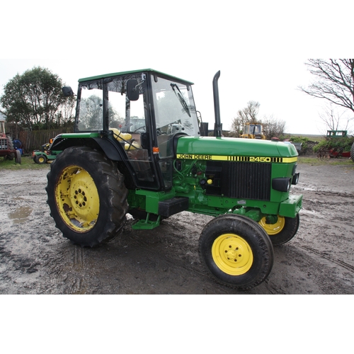 48 - John Deere 2450 console control
Approx 10230 hours
2WD, 4 cylinder
Services ready to go
VAT ON HAMME... 