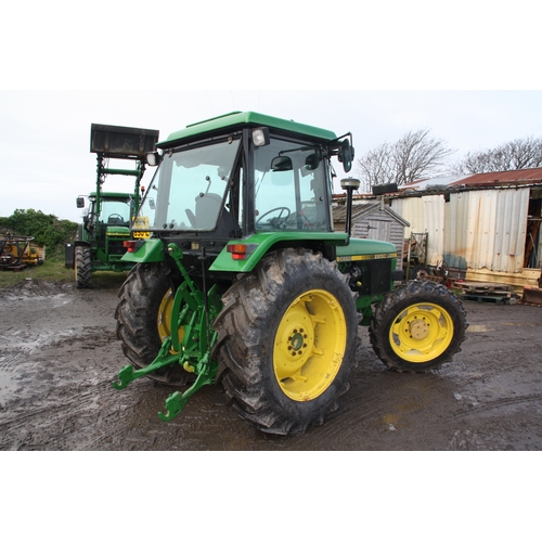 54 - RMN890L
John Deere 2850 SG2 Cab
First Registered 01.08.1998
Approx 13913 hours
4WD with all new tyre... 