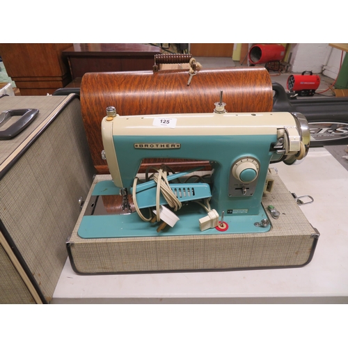 125 - Brother electric sewing machine plus a singer sewing machine