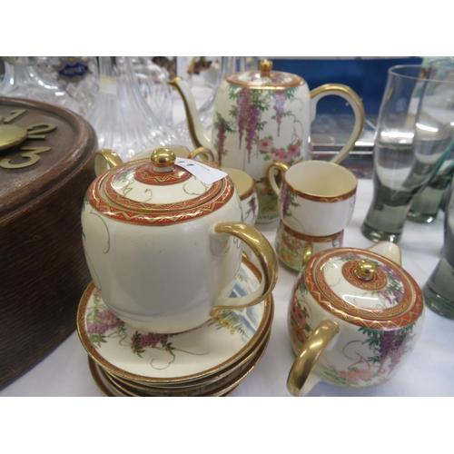 11 - A satsuma ware coffee service