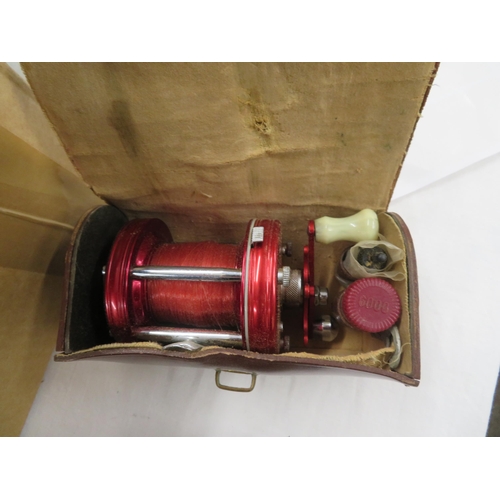 155 - An Ambassadeur No. 6000 fishing reel cased