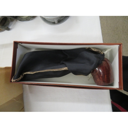 171 - A Manx Briar pipe unused (boxed)