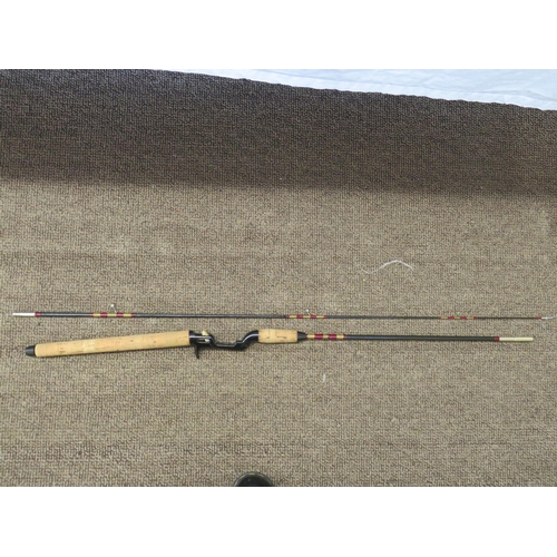 36 - Abu two piece fibreglass fishing rod