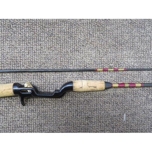 36 - Abu two piece fibreglass fishing rod