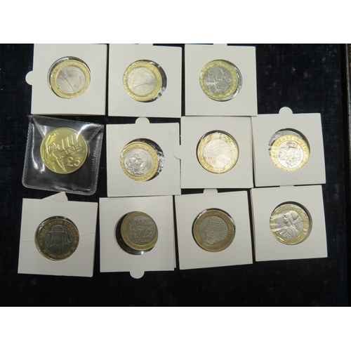 245 - 10 x various £2 coins plus 1 x 2017 £5 coin (110 years TT)