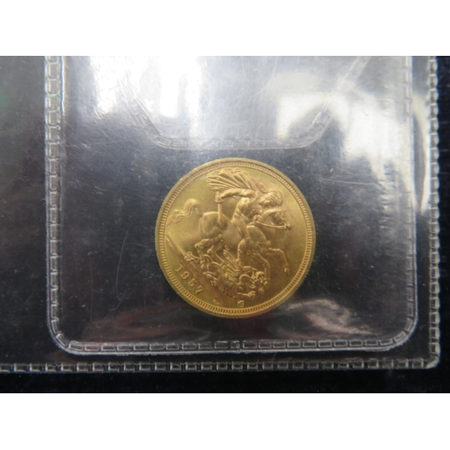 247 - 1957 gold sovereign