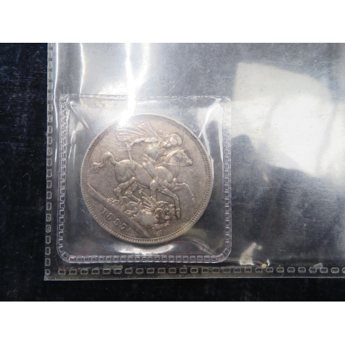 250 - Victoria 1887 Crown (very good condition)