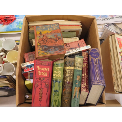 273 - A box of story books, annuals etc