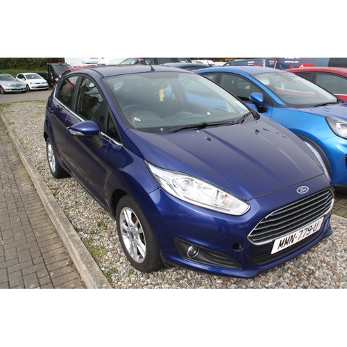 42 - MMN779U
Blue Ford Fiesta Zetec Turbo 998cc
First Registered 07.03.2016
Approx 53,983 miles
Manual Pe... 