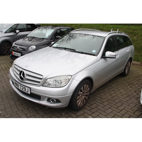 57 - MMN729J
Silver Mercedes C180Komp 1597cc
First Registered 21.05.2010
Approx 79,208 miles
Auto Petrol