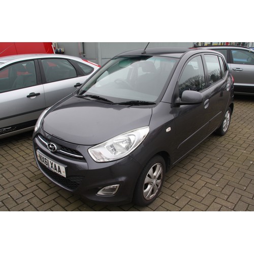 58 - UK REGISTERED
NX61 XAA
Grey Hyundai I10 1248cc
First Registered September 2011
Approx 93153 miles
Ma... 