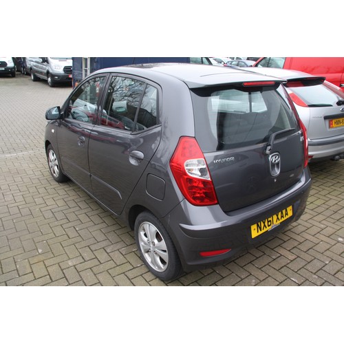 58 - UK REGISTERED
NX61 XAA
Grey Hyundai I10 1248cc
First Registered September 2011
Approx 93153 miles
Ma... 