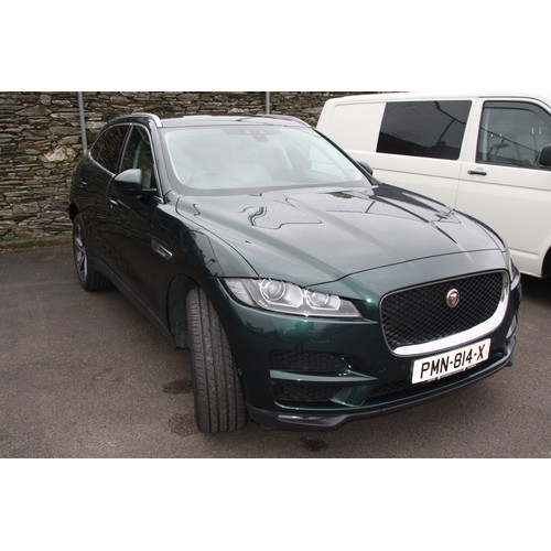 63 - PMN814X
Green Jaguar F-Pace Portfolio AWD 1999cc
First Registered 14.09.2017
Approx 60,887 miles
Aut... 