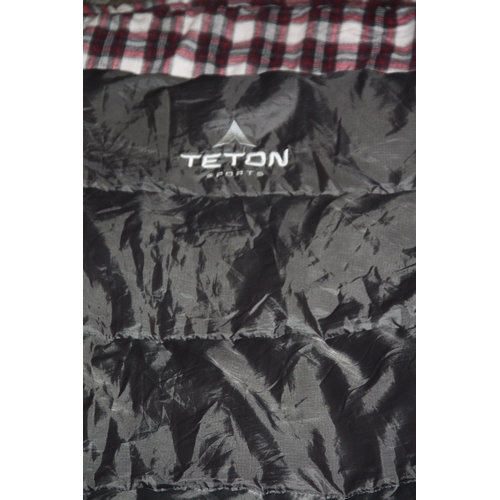 82 - Collection - TETON sleeping bag, Kampa Slumber plus camp bed, Large Quality blanket and blow up chai... 