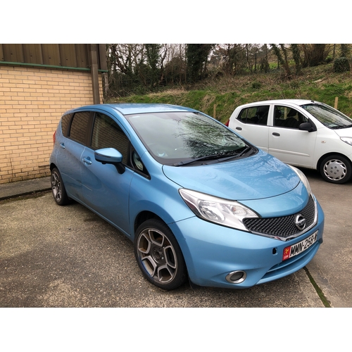 90 - MMN258W
Blue Nissan Note Tekna 4461cc
First Registered 30.07.2014
Approx 39,600 miles
Manual Diesel
... 